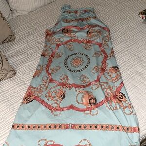 J. McLaughlin Maria Chain Link Halter Dress